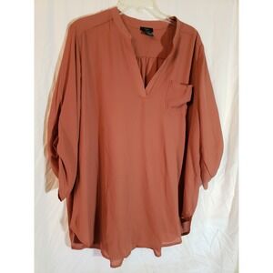 Women's Rue21 Mauve Tab Sleeve Tunic Size 1X (H127)